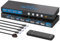 AILVLVNG 4K144Hz DisplayPort KVM Switch 4 Computers 1 Monitore 8K60Hz USB 3.0 KVM 4 Port Switches 4 PC teilen Sich einen Monitore und 4 USB Geräte wie Tastatur Maus Drucker