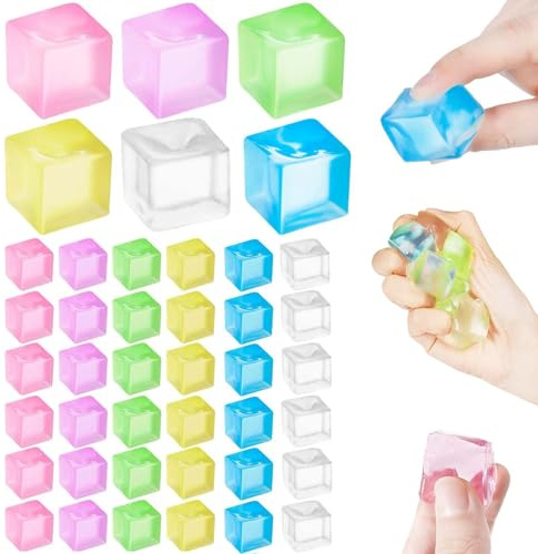 36 Pcs Mini Cube Stress Balls Fidget Toys