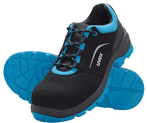 Uvex 2 xenova® 9557846 ESD säkerhetssko S2 Skostorlek (EU): 46 svart, blå 1 par