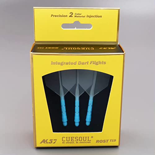 CUESOUL ROST T19 Integrierter Dartschaft und Flights Big Wing Shape, 3er-Set