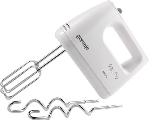 Gorenje M360CW Handmixer Mixer 345 W Quirl und Knethaken