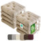 etérea Heidi Sitzkissen 42x42 cm für Innen- & Außenbereich - Stuhlkissen Set mit Bändern, Sitzpolster Stuhlauflagen Kissen 42x42 8er Set - Taupe