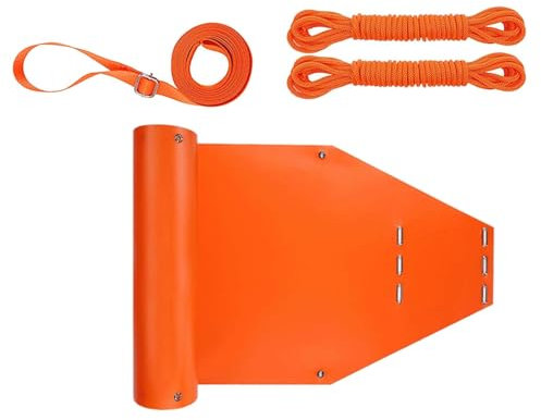 Weqizuerqi Traîneau À Cerfs, Cerf Traînant Le Poids du Traîneau pour La Chasse,Corde De Traînage De Cerf, Luge Polyvalente pour Transporter La Chasse Au Cerf, 72.8x22.8 Pouces