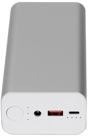 Power Bank Portable Charger Power Bank, 65W 30000Mah PD Fast Charging Power Bank with 12V 15V 19V DC Output, 5V USB Output & Type C Output, Aluum Alloy Shell, for Phone PC