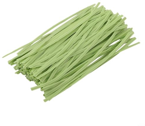 Diverses applications avec ces attaches de jardin fiables comprennent 200 pièces fabriquées en fils métalliques (vert clair)