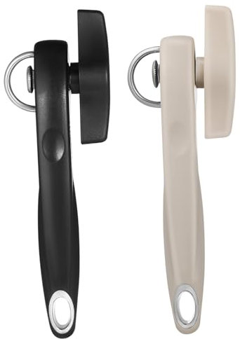 Zerodeko 2pezzi Apriscatole Manuale in Acciaio Pinza Per Apertura Lattine Ergonomica Per Appendere Accessori Da Cucina