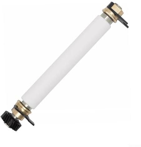 P1037974-028 Rouleau de plaque de transfert compatible avec imprimante d'étiquettes thermiques Zebra ZT230 ZT220 ZT210 ZT231 ZT221 ZT211 Rouleau d'alimentation en papier en caoutchouc blanc 160 mm