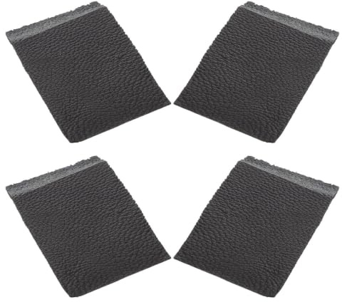 POPETPOP Manchons de Poignée pour Archet de Alto en Pu Noir, Lot de 4 Pièces, Installation Facile et Contrôle Amélioré pour Musiciens Classiques