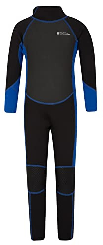 Mountain Warehouse Kinder-Neoprenanzug - 2mm, Kinder-Schwimmanzug mit LSF 50+, Wetsuit aus Neopren für Jungen und Mädchen - Frühling, Sommer, Schwimmen Kohle Kinder 128 EU (7-8 Jahre)