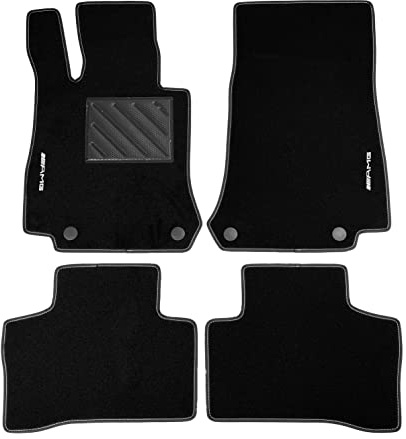Tappetini compatibili per GLC X253-C253 dal 2015-2 ricami + clip +battitacco