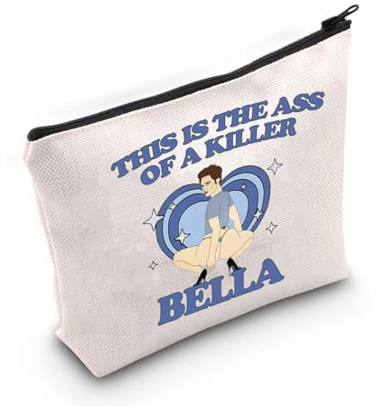 TSOTMO Make-up-Tasche mit Motiv Vampir, Werwolf, Vampir, Edward für Filmfans, Killer Bella, Kosmetiktaschen