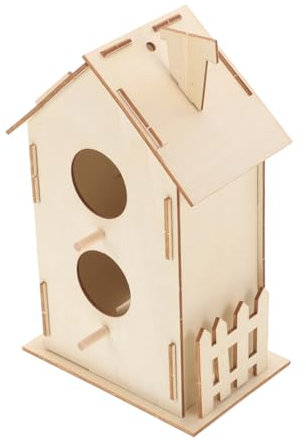 HANABASS Kit De Maison Pour Oiseaux Bois Non Peinte Jouet De Peinture Pour Garçon Fille Décoration Artisanale Bois Pour Créer Et Personnaliser
