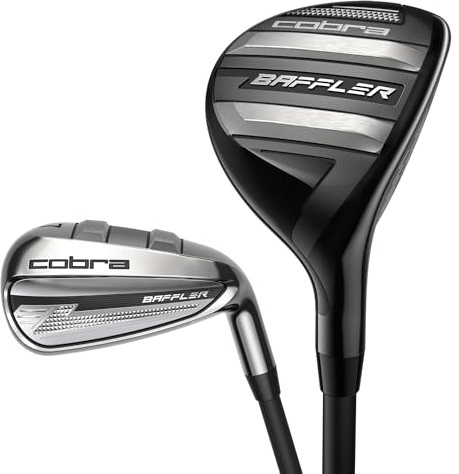 Cobra Golf Men's Baffler Hybrid Iron Set- 4H, 5H, 6-PW, Regular, Right Hand