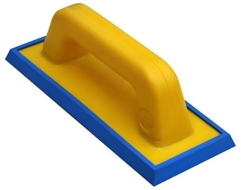 RAIMONDI Spatola Professionale per Sigillatura Fughe, Gomma Morbida con Doppio Profilo 18°/42°, per Pavimenti e Rivestimenti, 95x248 mm