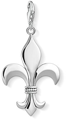 Thomas Sabo Femme Homme Charm Pendentif Fleur de Lys Charm Club Argent Sterling 925 Y0015-637-21