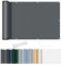 AXT SHADE Balkon Sichtschutz Wetterfest 90x400cm Balkonverkleidung Balkonabdeckung Balkonbespannung Blickdichte Windschutz und UV-Schutz mit Kabelbinder für Balkongeländer-Anthrazit