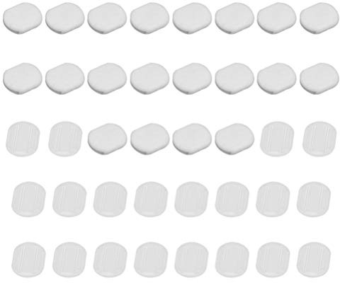 40 Pezzi Cuscinetti per Orecchini Cuscinetti per Orecchini in Silicone i per Protezioni per Le Orecchie per a Clip Accessori 14X12mm