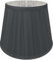 Wogati® Premium Lampenschirm E14/E27 Baumwolle | verschiedene Größen & Farben | Farbe: Schwarz (gefaltet) / Größe: L | Lampenschirm Stehlampe + Lampenschirm Hängelampe + Lampenschirm für Tischlampe