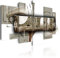 B&D XXL - Quadro Acustico Astratto 5 pezzi schiuma acustica Quadri Moderni Grandi - Camera da Letto Matrimoniale - Stampa su Tela - Pannelli Fonoassorbenti Decorativi - Fonoassorbente