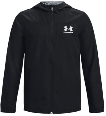Under Armour Garçon UA Sportstyle Windbreaker, veste coupe-vent légère, veste garçon respirante, veste running