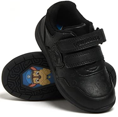 PAW PATROL Schuhe Jungen | Chase Turnschuhe Jungen | Chase Schulschuhe | Sneaker Kinder | Schwarz 28