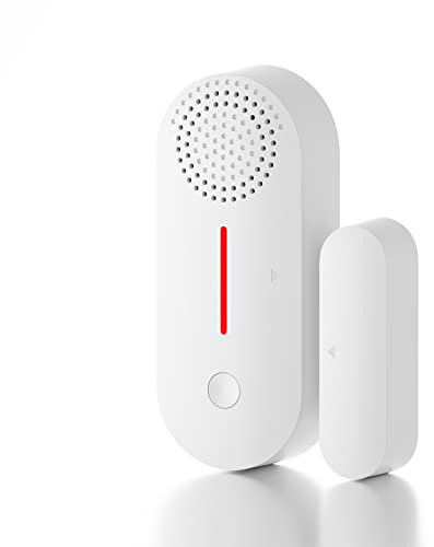 Tür Fenster Alarm WiFi,Smart WLAN Türfenstersensor, Fensteralarm Drahtlose Home Security Alarmanlage für Ihr Zuhause, Laden Sicherheit
