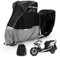 Motorrad Abdeckplane für Honda Scooter Model Forza 125 350 750, 420D Oxford Wasserdicht Outdoor Motorradabdeckung Motorradplane, mit Elastische Schnur und Winddichte Schnalle