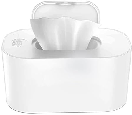 Calentador de toallitas húmedas para bebés, calentador y dispensador de toallitas húmedas para bebés, caja de toallitas húmedas con termostato portátil, caja de calefacción con temperatura ajustable