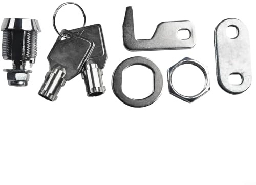 Camlock - Cerradura de repuesto para caja de herramientas de 90 grados con llaves para cajones de seguridad del hogar