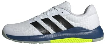 adidas Hombre Dropset Base Training Shoes, FTWR White/Core Black/Dusky Petrol, 46 2/3 EU