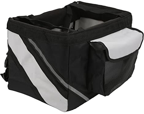 Fockety Panier de Support de Vélo Avant Détachable, Panier de Vélo en Tissu Oxford Léger et Durable avec Revêtement étanche pour Les Petits Chiens