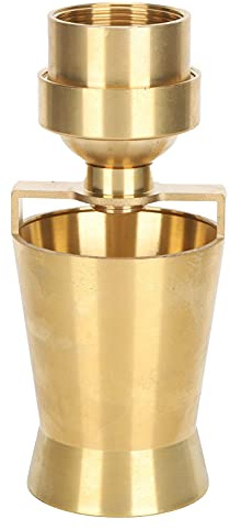 Generic Buse de Tour de Glace en Laiton de 1,5 Pouces pour étang et Fontaines, Pulvérisation Réglable pour un Effet Ornemental, Facile à Installer pour les Amateurs de Fontaines