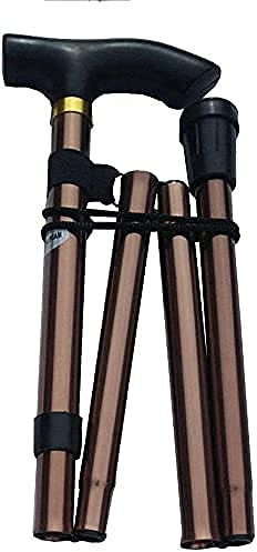 DBOATB Wanderer für Senioren Stöcke Berg Trekking Stock Faltbare Teleskop rutschfeste Ultraleichte T-Griff Kletterausrüstung Outdoor Tragbarer Rucksack Reisen Wandern Wandern Männlich Weiblich Seni
