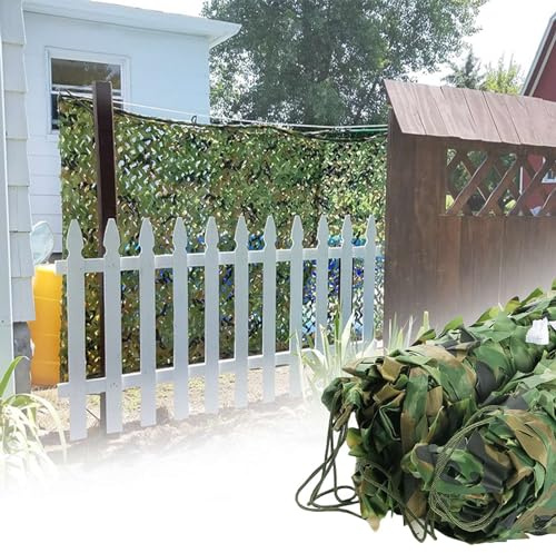 Camo Netting 1m,2m,4.0m,5m,6m,7m,8m,9m,10m,11m,12m Camouflage Netting,Army Camouflage Net,Bulk Roll Camo Mesh Net for Fence Hunting Military Camouflage Decoration Sunshade(Size:1x15m)