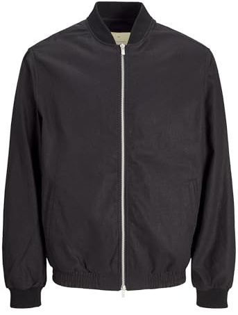 JACK & JONES Cazadora para hombre, Negro, S