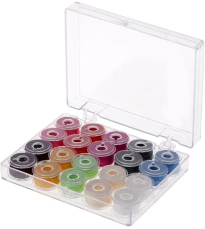 LIXSAZSE Hilos de coser de colores Bobinas para máquinas coser Almacenamiento suministros para manualidades Sastres Diseñadores moda Accesorios para máquinas Piezas y accesorios