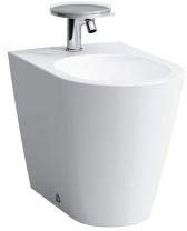 Laufen Kartell Bidé de pie, 1 orificio de grifo, 370x545x430mm, H8323317573021, Color: Nieve (blanco mate)