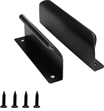 AMONENZ 2 Stück 120 mm Möbel Türgriffe Griffe, Schwarzer Schrankgriff, Moderne Kleiderschrank Türgriffe, Erhältlich für Schränke, Schubladen, Balkontüren