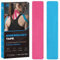 AnjoCare Kinesiology Tape Precut 2 Rolls,Elastic Kinesiology Therapeutic Tape for Physical Therapy,Sports and Injury Recovery,Athletic Sports Tape for Knee,Ankle & Shoulder (2 x 20 Strips) Blue & Pink