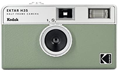 KODAK EKTAR H35 Filmkamera mit mittlerem Format, 35 mm, wiederverwendbar, ohne Fokus, leicht, einfach zu bedienen (Versa Salbei) (Film und AAA-Batterie sind Nicht im Lieferumfang enthalten)