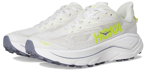 Hoka Damen Challenger 8 Textile Synthetic White Neon Citrus Trainer 40 EU