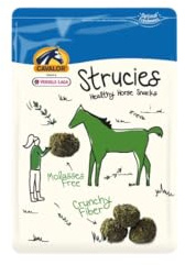 Cavalor Strucies | 1,5 kg | Mangime complementare per cavalli | Per sostenere la digestione | Adatto come ricompensa | Snack estrusi con erbe e fibre