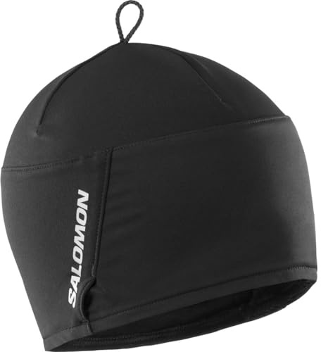 Salomon Snowbird Beanie, Warm Running Cap for Hiking, Trail Running, Outdoor Sports Unisex, Whisper White, one Size fits All