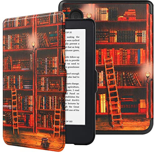 HGWALP Slim Shell Hülle für 6 Tolino Shine 5(2024)/ Shine Color/Shine 4(2022)& Kobo Clara Colour/Clara BW(2024)/Clara 2E (2022) eReaders, Premium Cover mit Auto Sleep/Wake-Library