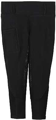 Rydale Kids Riding Tights Boys Girls Junior Jodhpurs Equestrian Breeches (as8, Age, 5_Years, 6_Years, Regular, Black)