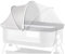 Liemuao Moustiquaire pour Berceaux, Universel Moustiquaire Lit Bebe avec Pare Soleil, Moustiquaire Lit de Voyage avec Fermeture Éclair, Anti-UV Protection Soleil & Anti-Insectes pour Bébés (Gris)