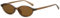 LOJUDI Retro Sonnenbrille Damen Oval - Cateye Vantage Herren Ovale Kleiner Schmal Brille für Frauen UV Schutz-Braun/Braun