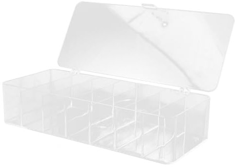 TOPPERFUN Organizzatore per Bustine Tè con Copertura Scatola Trasparente per Ufficio e Casa Design Multi Scomparti Portabustine Tè Resistente e Anticaduta Contenitore