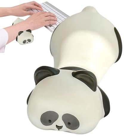 Computer-Handgelenkauflage, ergonomische Tastatur-Unterstützung, 12,4 x 5,9 cm, tragbares gepolstertes Pad, komfortables Schaumstoff-Design für Büro, Gamer, Reisebett und lange Tippaufgaben