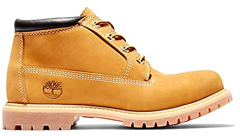 Timberland Nellie Chukka Leather Sde, Stivali Donna, Marrone (Wheat Nubuck), 39 EU